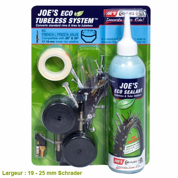 Joe's No Flats Kit Pneu Vélo Anticrevaison Sans Chambre à Air 4 Joe's No Flats Kit Pneu Vélo Anticrevaison Sans Chambre à Air – Image 2