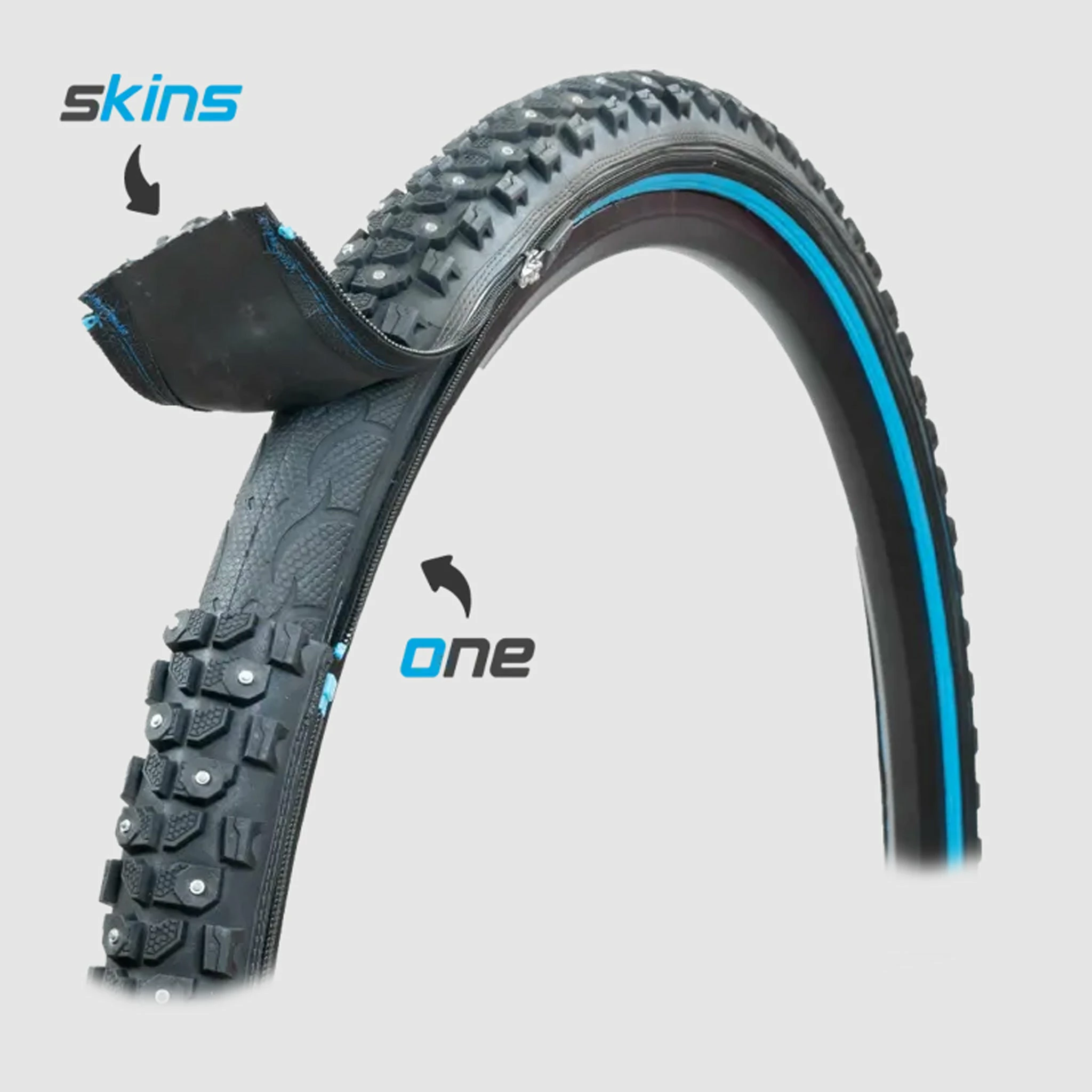 Système De Pneus Interchangeables Ville, Clouté Et VTC Retyre 4 Système De Pneus Interchangeables Ville, Clouté Et VTC Retyre – Image 2