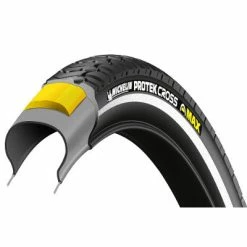 Pneu Pour Vélo Michelin Protek Cross Max 700C -VTT électrique semi-rigide Soldes Magasin pneu pour velo michelin protek cross max 700 x 35 c full 4