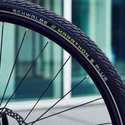 Pneu Vélo électrique 27.5 X 2.00 Schwalbe Marathon E Plus -VTT électrique semi-rigide Soldes Magasin pneu velo electrique 27 5 x 2 00 schwalbe marathon e plus full 5