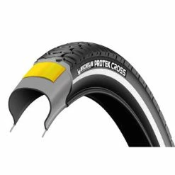 Pneu Vélo Michelin Protek Cross 700C -VTT électrique semi-rigide Soldes Magasin pneu velo michelin protek cross 700 x 35 c full 4
