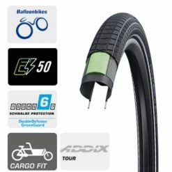 Pneu Vélo Schwalbe Big Ben Plus 28 Pouces E-bike & Cargos -VTT électrique semi-rigide Soldes Magasin pneu velo schwalbe big ben plus 28 pouces e bike cargos full 6