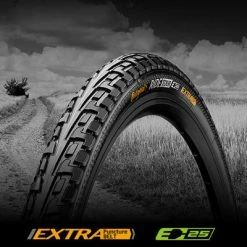 Pneu Vélo Tout Chemin 26 X 1.75 Ride Tour Continental -VTT électrique semi-rigide Soldes Magasin pneu velo tout chemin 26 x 1 75 ride tour continental full 4