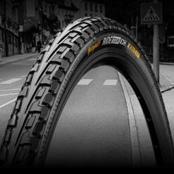 Pneu Vélo Tout Chemin 26 X 1.75 Ride Tour Continental -VTT électrique semi-rigide Soldes Magasin pneu velo tout chemin 26 x 1 75 ride tour continental full 5