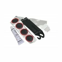 13 Pcs Réparation Roue Crevaison Pneu Moto Vélo VTT VTC 1 Colle 8 Rustines + Outils - Avis / Test