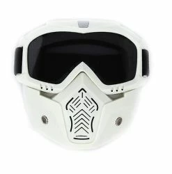 Mssugar Lunettes De Conduite De Casque De Moto Avec Masque Amovible De Visage