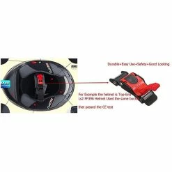 Unbranded 3pcs Casque De Moto Boucle Vélo Anti-collision Casque Clip Mentonnière Boucle à Dégagement Rapide Boucle Universelle -VTT électrique semi-rigide Soldes Magasin 295250007 max