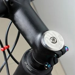 ESTONE Alliage De Titane Vélo Casque Top Cover Fourche Avant Tige Top Caps Bol -VTT électrique semi-rigide Soldes Magasin 308557698 max