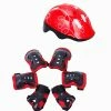 Toyvian 7 Pcs Jeunes Enfants Réglable Sports Équipement De Protection Set Coude Poignets Et Casque Skateboard Accessoires -VTT électrique semi-rigide Soldes Magasin 312872318 max