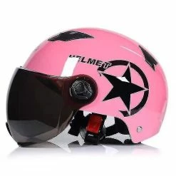 Unbranded Casque De Moto Scooter Vélo Ouvert Uv Protection Casque -VTT électrique semi-rigide Soldes Magasin 318855052 max