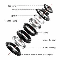 Unbranded 44-56mm Casque Intégré De Vélo Casque De Vélo De Route 1 1/8 Pouce-1 1/2 Pouce 28,6 Strai De Tube Conique 10 Unbranded 44-56mm Casque Intégré De Vélo Casque De Vélo De Route 1 1/8 Pouce-1 1/2 Pouce 28,6 Strai De Tube Conique -VTT électrique semi-rigide Soldes Magasin 329038696 max