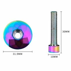 Unbranded Casque De Vélo Cap Road Bike Stem Casque Top Cap Cover Avec Vis Pour Tube De Tête De Fourche De 28,6 Mm, Violple -VTT électrique semi-rigide Soldes Magasin 329051333 max