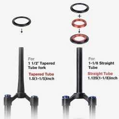 Unbranded Casque De Vélo 41.8 / 52mm Tube Droit Fourche Direction Roulement Casque 11 Unbranded Casque De Vélo 41.8 / 52mm Tube Droit Fourche Direction Roulement Casque -VTT électrique semi-rigide Soldes Magasin 354746145 max