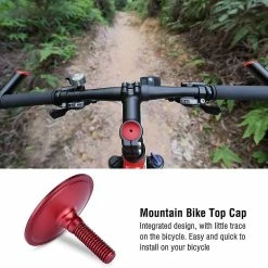 Unbranded Casque De Vélo Top Cap En Alliage D’aluminium Pour Tube De Fourche De 28,6 Mm -VTT électrique semi-rigide Soldes Magasin 354751843 max