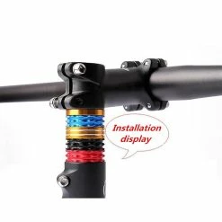 Unbranded 4pcs / Lot MTB Casque Laveuse Raise Guidon Bicycle Fork Washer Stem Spacers -VTT électrique semi-rigide Soldes Magasin 374644448 max