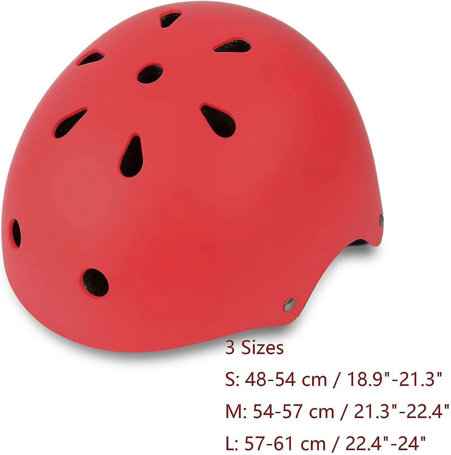 Woosien Casque De Vélo Pour Enfants, Réglable Et Multi-sport, Du Tout-petit à La Jeunesse, Rouge-grand 4 Woosien Casque De Vélo Pour Enfants, Réglable Et Multi-sport, Du Tout-petit à La Jeunesse, Rouge-grand – Image 2