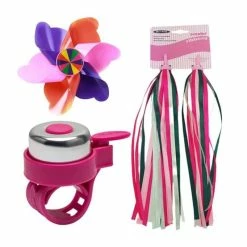 3pcs Enfants Vélo Décoration Vélo Guidon Banderoles Vélo Roue Rayons Moulin à Vent Pour Enfants Filles Scooter Vélo (glan - Avis / Test