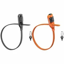 Unbranded Ulac Vélo Câble Lock Casque De Vélo Serrure Mot De Passe Compatible Avec Vélo Noir