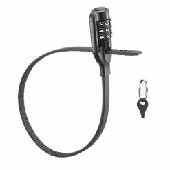 Unbranded Ulac Vélo Câble Lock Casque De Vélo Serrure Mot De Passe Compatible Avec Vélo Noir -VTT électrique semi-rigide Soldes Magasin 473986659 max