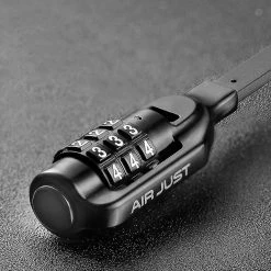 Unbranded Ulac Vélo Câble Lock Casque De Vélo Serrure Mot De Passe Compatible Avec Vélo Noir -VTT électrique semi-rigide Soldes Magasin 473987073 max