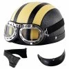 Unbranded Casque En Cuir Demi-visage De Moto Avec Lunettes Anti-uv 54-60cm 2 Unbranded Casque En Cuir Demi-visage De Moto Avec Lunettes Anti-uv 54-60cm -VTT électrique semi-rigide Soldes Magasin 528785503 max