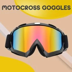 Unbranded Lunettes Vintage Casque De Moto Lunettes Lunettes Coupe-vent Lunettes De Soleil Lunettes De Soleil Lunettes De Protection -VTT électrique semi-rigide Soldes Magasin 564731656 max