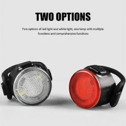 Unbranded Mini Led Bicycle Tail Light Usb Chargeable Bike Rear Lights Ipx6 Imperméable à L’eau Avertissement De Sécurité Cyclisme Light Casque Sac à Dos -VTT électrique semi-rigide Soldes Magasin 622308891 max