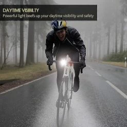 Unbranded Mini Led Bicycle Tail Light Usb Chargeable Bike Rear Lights Ipx6 Imperméable à L’eau Avertissement De Sécurité Cyclisme Light Casque Sac à Dos -VTT électrique semi-rigide Soldes Magasin 622309037 max