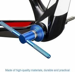 Unbranded Roulement De Vélo Presse Outil Vélo Casque Kit Installer & Retirer Cyclisme Pédalier Groupe De Poignet Accessoires Pièces De Réparation De Vélo (1 Pcs, Bleu) -VTT électrique semi-rigide Soldes Magasin 642433561 max