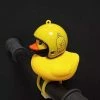 Unbranded Mignon Casque Canard Vélo Cloche Avec Led Lumière Caoutchouc Canard Vélo Guidon Cornes Drôle Accessoires De Vélo -VTT électrique semi-rigide Soldes Magasin 642435495 max