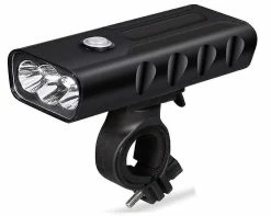 Unbranded Phares De Vélo Usb Rechargeable Built-in Batterie Haute Capacité Trois Modes Outdoor Mountain Bike Ipx5 Imperméable à L’eau Casque Accessoires De Vélo (bla