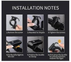 Unbranded Phares De Vélo Usb Rechargeable Built-in Batterie Haute Capacité Trois Modes Outdoor Mountain Bike Ipx5 Imperméable à L’eau Casque Accessoires De Vélo (bla -VTT électrique semi-rigide Soldes Magasin 642446837 max