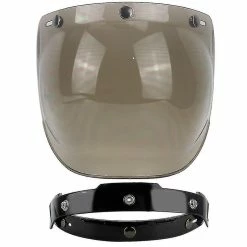 Unbrandded Casque Ouvert Visière Casque Moto Casque Bulle Visière Visière Lentilles Casque Moto Accessoires (avec Support) Transparent -VTT électrique semi-rigide Soldes Magasin 644415037 max