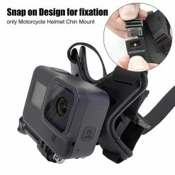 Unbranded Casque De Moto Mont De Menton Sécurité Conduite Anti Choc Pour GoPro 8 Action Camera -VTT électrique semi-rigide Soldes Magasin 744968450 max