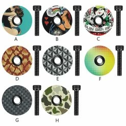 Unbranded MTB Road Bicycle Headset Top Cover Avec Boulons, Casque De Vélo Top Cover -VTT électrique semi-rigide Soldes Magasin 756051477 max