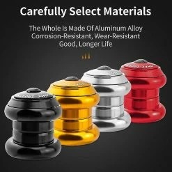 Nw 1776 Muqzi 1 1/8 « Casque Compatible Avec Tube Droit Non Fileté De 28,6 Mm, Rouge -VTT électrique semi-rigide Soldes Magasin 769008345 max