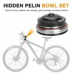 Yaqinuo Casque De Vélo 1.5 1-1 / 8 Pouces Sealed Bearing Mtb Mountain Bike Casque Avec Top Cap 39.8mm Droit 28.6mm Effilé -VTT électrique semi-rigide Soldes Magasin 777875410 max