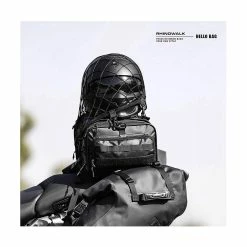 Unbranded Rhinowalk Support De Casque De Moto Net 8 Crochets En Métal Support De Filet De Bagage De Moto Mesh Storage Trun -VTT électrique semi-rigide Soldes Magasin 816083850 max