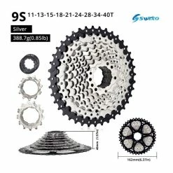 9 Vitesses Vélo Cassette 11-32-40-50T VTT VTT 9 S CREUX Roue Libre Volant Pignon Pour Shimano SRAM [A8587B3] - Avis / Test