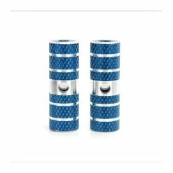 Accessoire Vélo,Repose-pieds De Haute Qualité,2 Pièces,BMX,axe De Roue Avant Et Arrière,pédale De Cylindre - Type Blue - Avis / Test