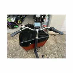 Vélo Cargo Autre Marque -VTT électrique semi-rigide Soldes Magasin biporteur cargo bakfiet long 1