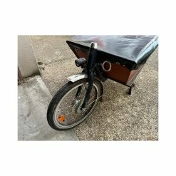 Vélo Cargo Autre Marque -VTT électrique semi-rigide Soldes Magasin biporteur cargo bakfiet long 2