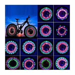 Bright Feux De Roue De Vélo Lumières De Jante De Vélo LED 32pcs Imperméables Avec Capteur De Lumière Et Capteur De Mouveme - Avis / Test