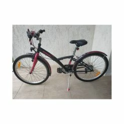 Vélo Tout Chemins Btwin -VTT électrique semi-rigide Soldes Magasin btwin poply 500 4