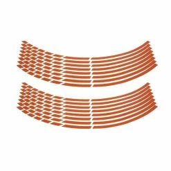 Dilwe Accessoire De Décoration De Moto 16 Pièces Vélo Moto 16-18 Pouces Bande De Roue Réfléchissante Accessoires De Décor - Avis / Test