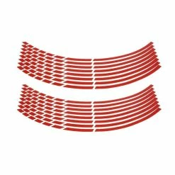 Drfeify Accessoire De Décoration De Moto 16pcs Vélo Moto 16-18 Pouces Bande De Roue Réfléchissante Accessoires De Décorati - Avis / Test