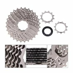 Garosa Cassette De Vélo 8/9/10/11 Vitesse 11-28 T Vélo De Route Roue Libre Cassette Pignon Vélo Accessoires De Remplacement - Avis / Test