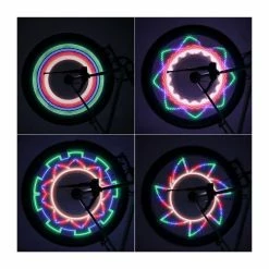 Lumière De Vélo De Roue De Pneu De Moto Lights16 LED Flash Lumière Lampe Vtt Cyclisme Lumières Pour 24 Pouces Roues V 01 -H - Avis / Test