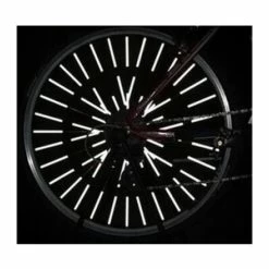 Red -Tube De Lumière D'avertissement Réflecteur Réfléchissant Extérieur 75mm, 12 Pièces, Roue De Vélo De Montagne, Jante - Avis / Test