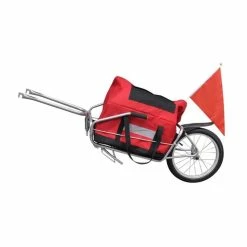 Remorque De Vélo à Une Roue Avec Sac De Rangement Jardin Secret - Avis / Test